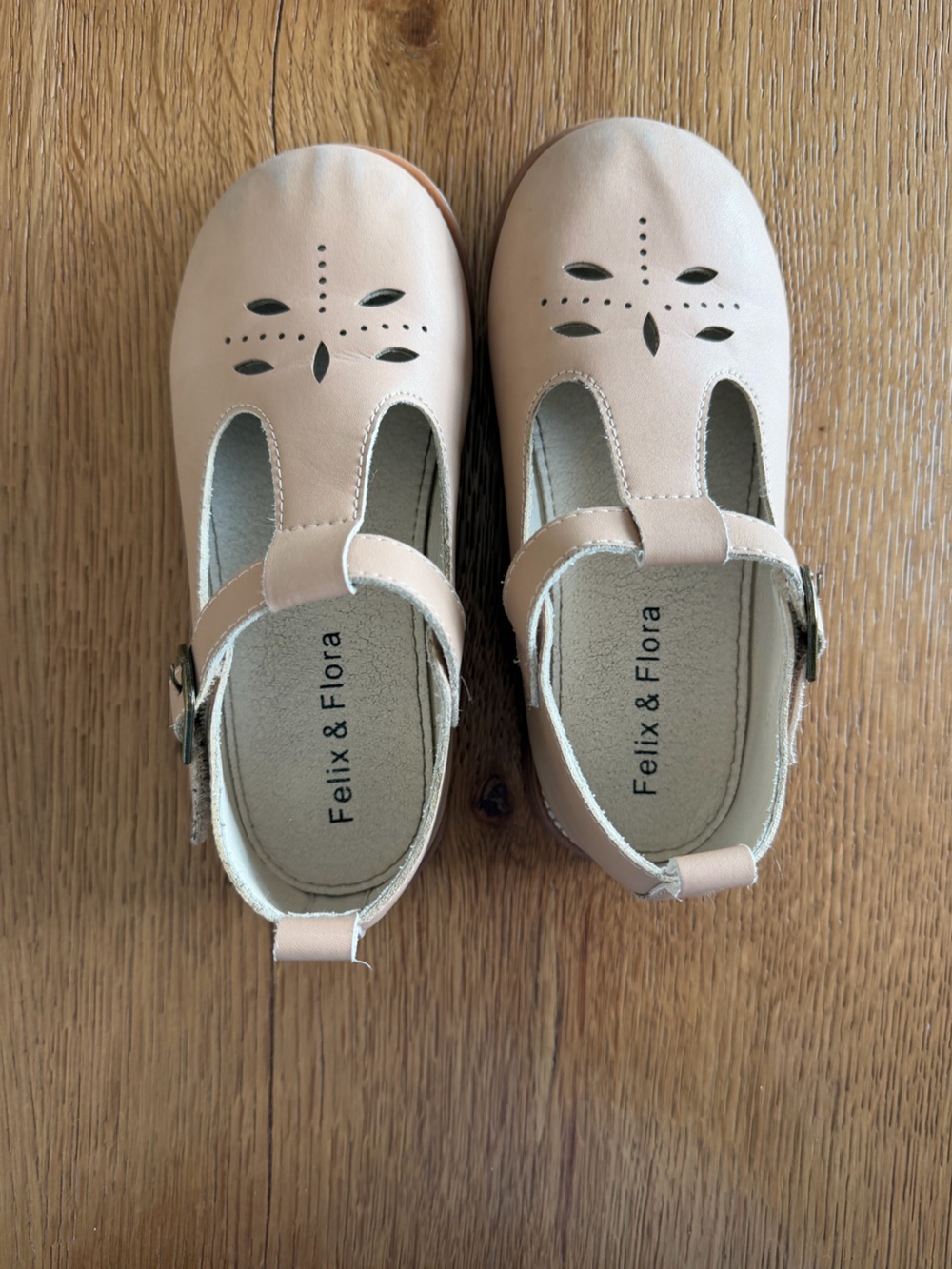 Felix & Flora Girls' Blush Mary Jane Dress Shoes